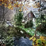 Hébergement de vacances Fairy Tale On Water Stream, 30 Minutes From South Prague Davle