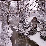 Hébergement de vacances Fairy Tale On Water Stream, 30 Minutes From South Prague *